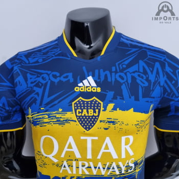 Camisa Boca Juniors 22/23 Versão Jogador Ed. Especial - Azul 