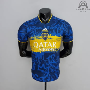 Camisa Boca Juniors 22/23 Versão Jogador Ed. Especial - Azul 