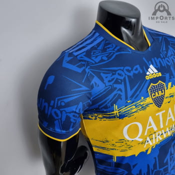 Camisa Boca Juniors 22/23 Versão Jogador Ed. Especial - Azul 