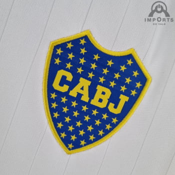Camisa Boca Juniors 22/23 Versão Torcedor Pré-Jogo Branca + Personalização Grátis
