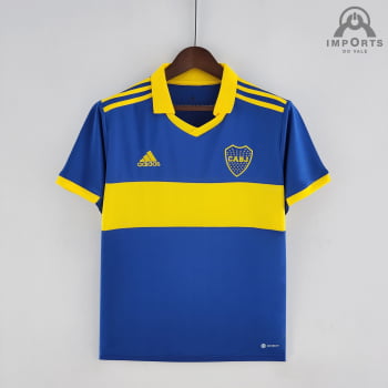 Camisa Boca Juniors I 22/23 Versão Torcedor + Personalização Grátis