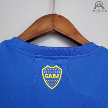 Camisa Boca Juniors I 21/22 Versão Torcedor + Personalização Grátis