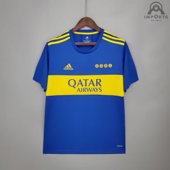 Camisa Boca Juniors I 21/22 Versão Torcedor + Personalização Grátis