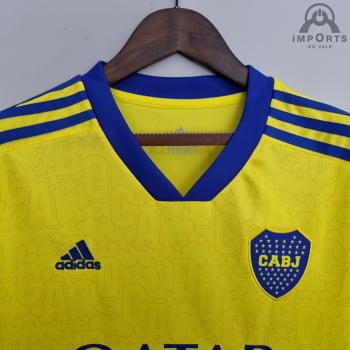 Camisa Boca Juniors III 22/23 Versão Feminina + Personalização Grátis 