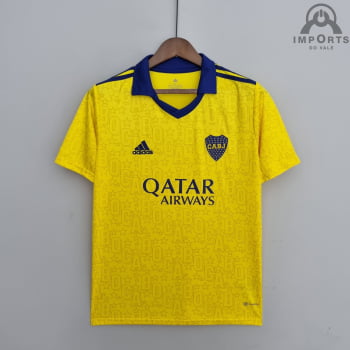 Camisa Boca Juniors III 22/23 Versão Torcedor + Personalização Grátis 