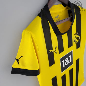 Camisa Borussia Dortmund l 22/23 Versão Feminina + Personalização Grátis