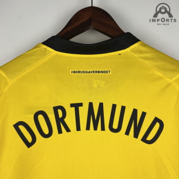 Camisa Borussia Dortmund I 23/24 Versão Torcedor + Personalização Grátis