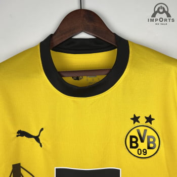 Camisa Borussia Dortmund I 23/24 Versão Torcedor + Personalização Grátis