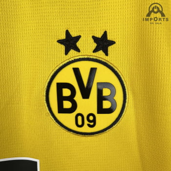 Camisa Borussia Dortmund I 23/24 Versão Torcedor + Personalização Grátis Camisa Borussia Dortmund I 23/24 Versão Torcedor + Personalização Grátis