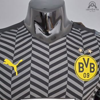 Camisa Borussia Dortmund II 21/22 Versão Jogador + Personalização Grátis