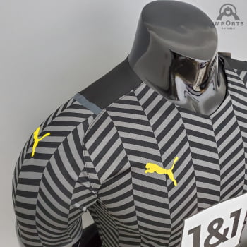Camisa Borussia Dortmund II 21/22 Versão Jogador + Personalização Grátis