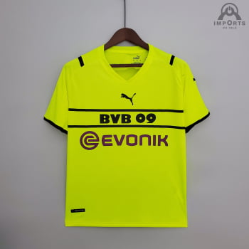 Camisa Borussia Dortmund III 21/22 Versão Torcedor + Personalização Grátis 