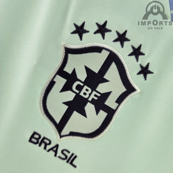 Camisa da Seleção Brasileira 2022 Treino Versão Torcedor - Verde