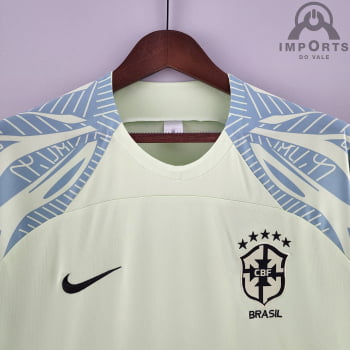 Camisa da Seleção Brasileira 2022 Treino Versão Torcedor - Verde