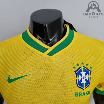 Camisa da Seleção Brasileira 2022 Versão Jogador Ed Especial Cristo Redentor + Personalização Grátis