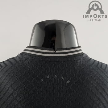 Camisa da Seleção Brasileira 2022 Versão Jogador Ed. Especial All Black