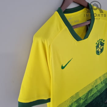 Camisa da Seleção Brasileira 2022 Versão Torcedor Ed. Especial - Amarelo/verde 