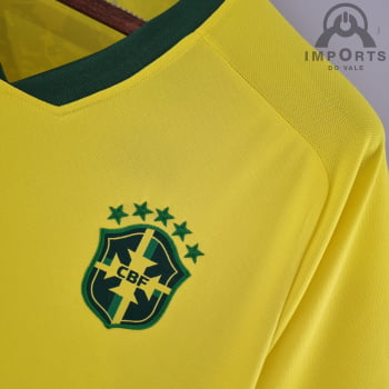 Camisa da Seleção Brasileira 2022 Versão Torcedor Ed. Especial - Amarelo/verde 