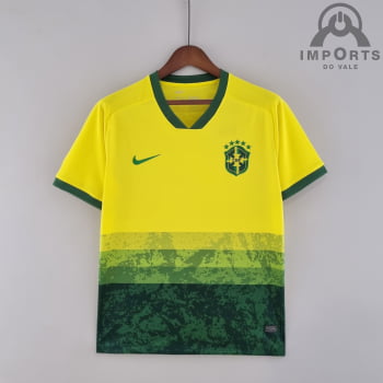 Camisa da Seleção Brasileira 2022 Versão Torcedor Ed. Especial - Amarelo/verde 