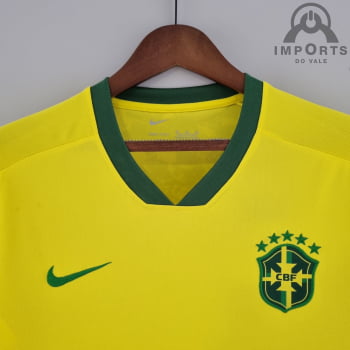 Camisa da Seleção Brasileira 2022 Versão Torcedor Ed. Especial - Amarelo/verde 