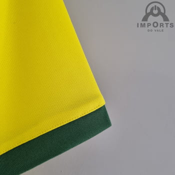Camisa da Seleção Brasileira 2022 Versão Torcedor Ed. Especial - Amarelo/verde 