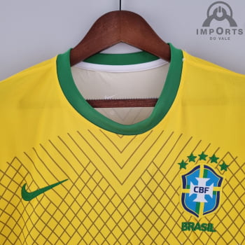 Camisa da Seleção Brasileira 2022 Versão Torcedor Ed. Especial - Amarelo/azul 
