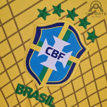 Camisa da Seleção Brasileira 2022 Versão Torcedor Ed. Especial - Amarelo/azul 
