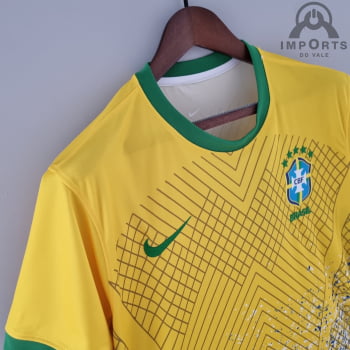 Camisa da Seleção Brasileira 2022 Versão Torcedor Ed. Especial - Amarelo/azul 