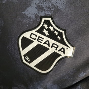 Camisa Ceará 23/24 Versão Torcedor Ed. Especial Copa do Nordeste Preta + Personalização Grátis 