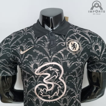 Camisa Chelsea 22/23 Versão Jogador Clássica + Personalização Grátis