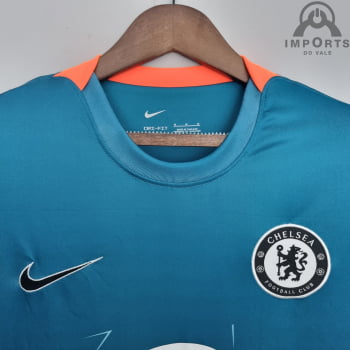 Camisa Chelsea 22/23 Versão Torcedor Treino - Azul Claro