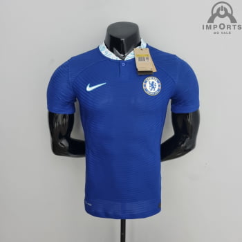 Camisa Chelsea I 22/23 Versão Jogador + Personalização Grátis