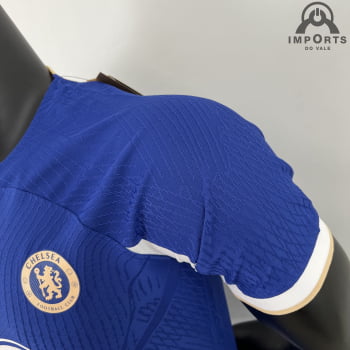 Camisa Chelsea I 23/24 Versão Jogador + Personalização Grátis 