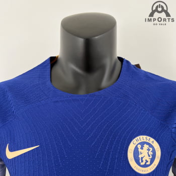 Camisa Chelsea I 23/24 Versão Jogador + Personalização Grátis 
