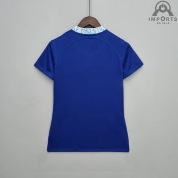 Camisa Chelsea l 22/23 Versão Feminina + Personalização Grátis