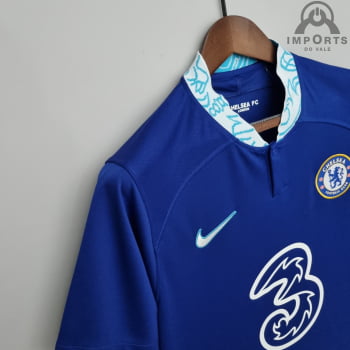 Camisa Chelsea l 22/23 Versão Torcedor + Personalização Grátis