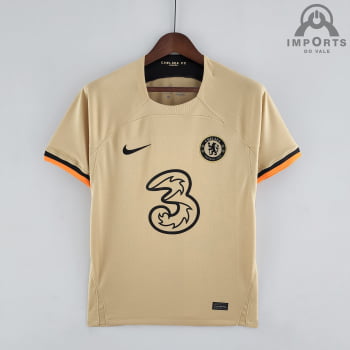 Camisa Chelsea lll 22/23 Versão Torcedor + Personalização Grátis