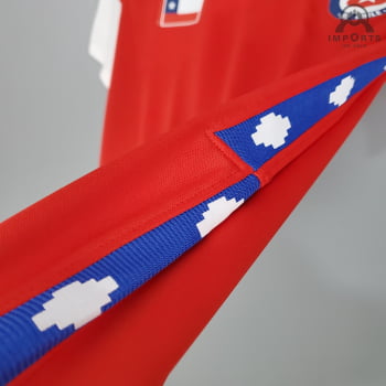 Camisa da Seleção Chilena I 21/22 Versão Torcedor + Personalização Grátis