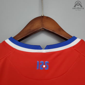 Camisa da Seleção Chilena I 21/22 Versão Torcedor + Personalização Grátis
