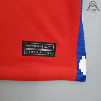 Camisa da Seleção Chilena I 21/22 Versão Torcedor + Personalização Grátis