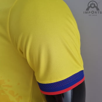 Camisa da Seleção Colombiana 2022 Versão Jogador Ed. Especial - Amarelo