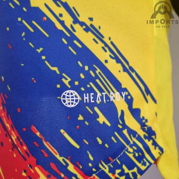 Camisa da Seleção Colombiana 2022 Versão Jogador Ed. Especial - Amarelo