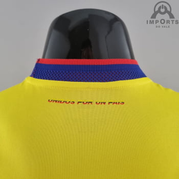Camisa da Seleção Colombiana 2022 Versão Jogador Ed. Especial - Amarelo
