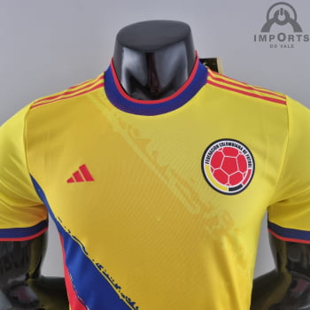 Camisa da Seleção Colombiana 2022 Versão Jogador Ed. Especial - Amarelo