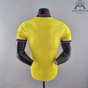 Camisa da Seleção Colombiana 2022 Versão Jogador Ed. Especial - Amarelo