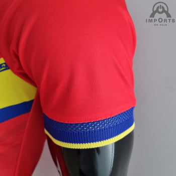 Camisa da Seleção Colombiana 2022 Versão Jogador Ed. Especial - Vermelho