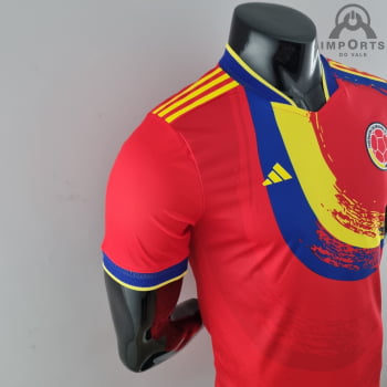 Camisa da Seleção Colombiana 2022 Versão Jogador Ed. Especial - Vermelho