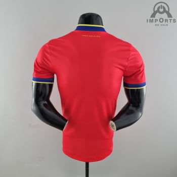 Camisa da Seleção Colombiana 2022 Versão Jogador Ed. Especial - Vermelho