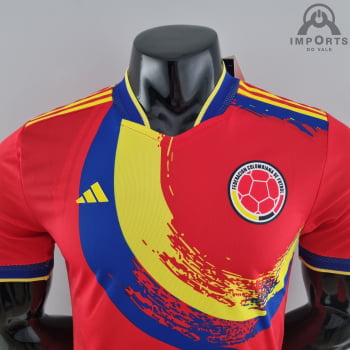 Camisa da Seleção Colombiana 2022 Versão Jogador Ed. Especial - Vermelho