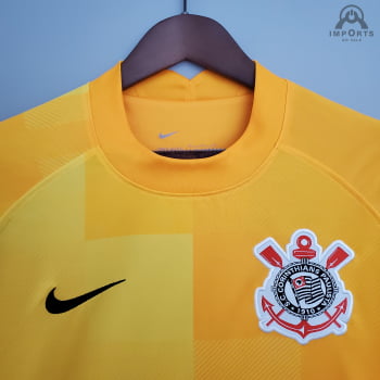 Camisa Corinthians 21/22 Goleiro Amarelo + Personalização Grátis